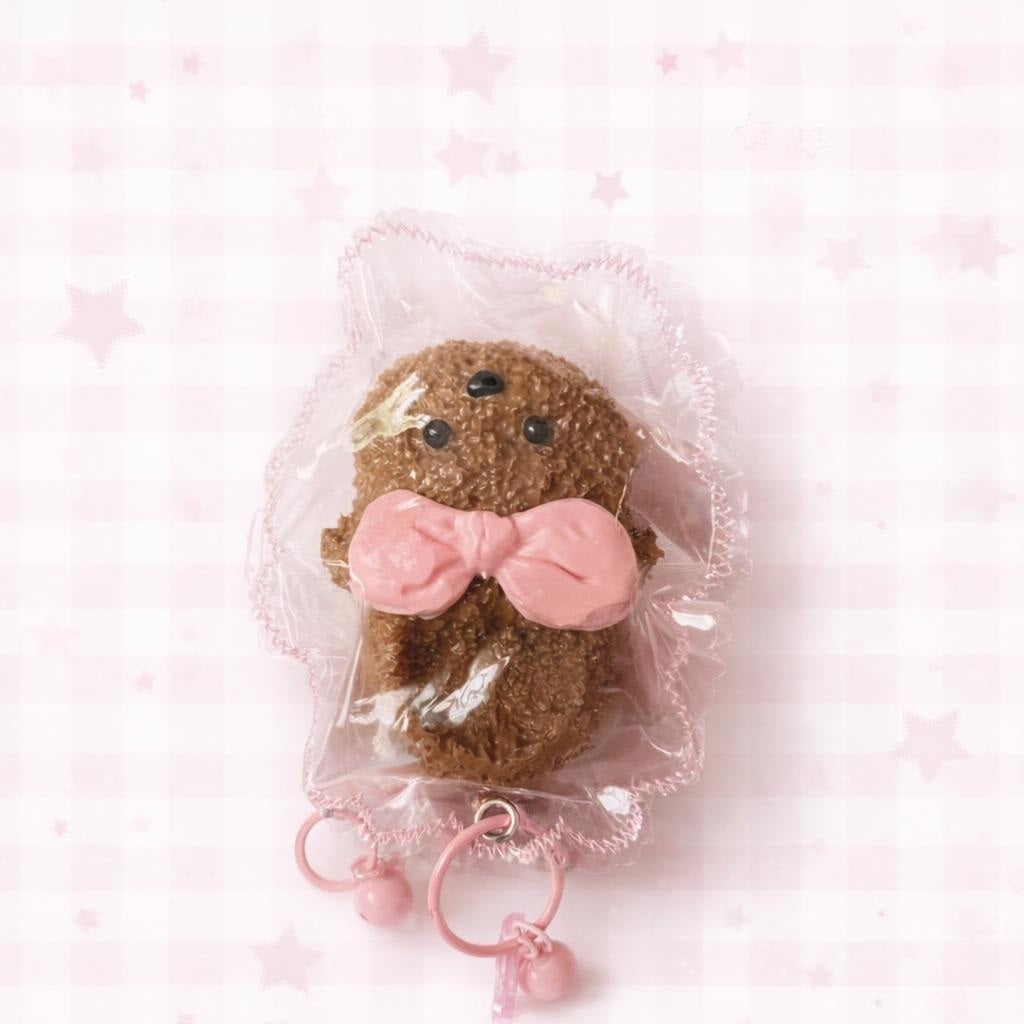 Pinkbow Brown Bear